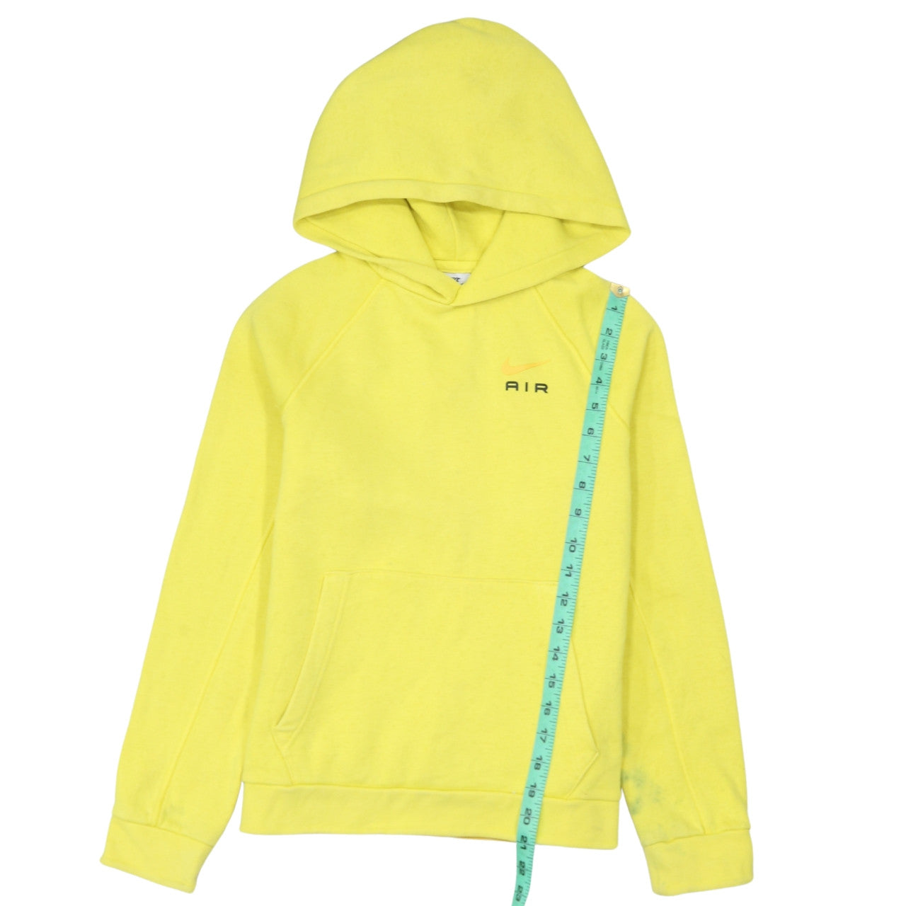 Nike Boys Yellow 'Air' Pullover Fleece Hoodie Size L (147-158cm)