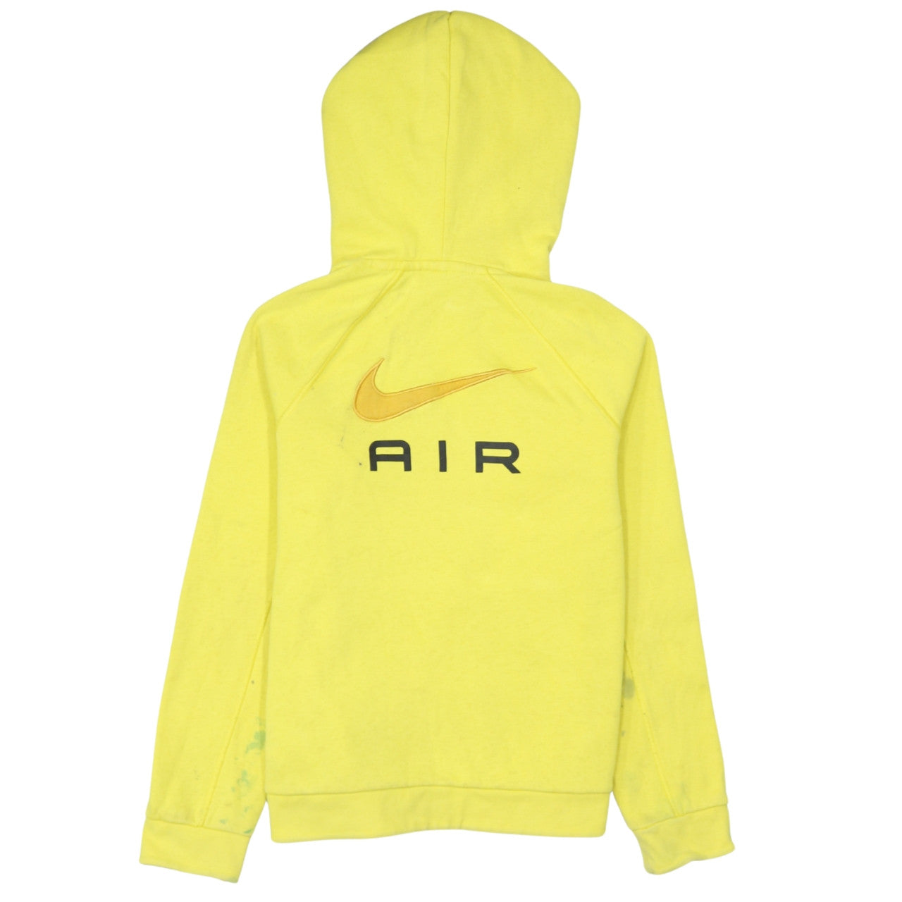 Nike Boys Yellow 'Air' Pullover Fleece Hoodie Size L (147-158cm)