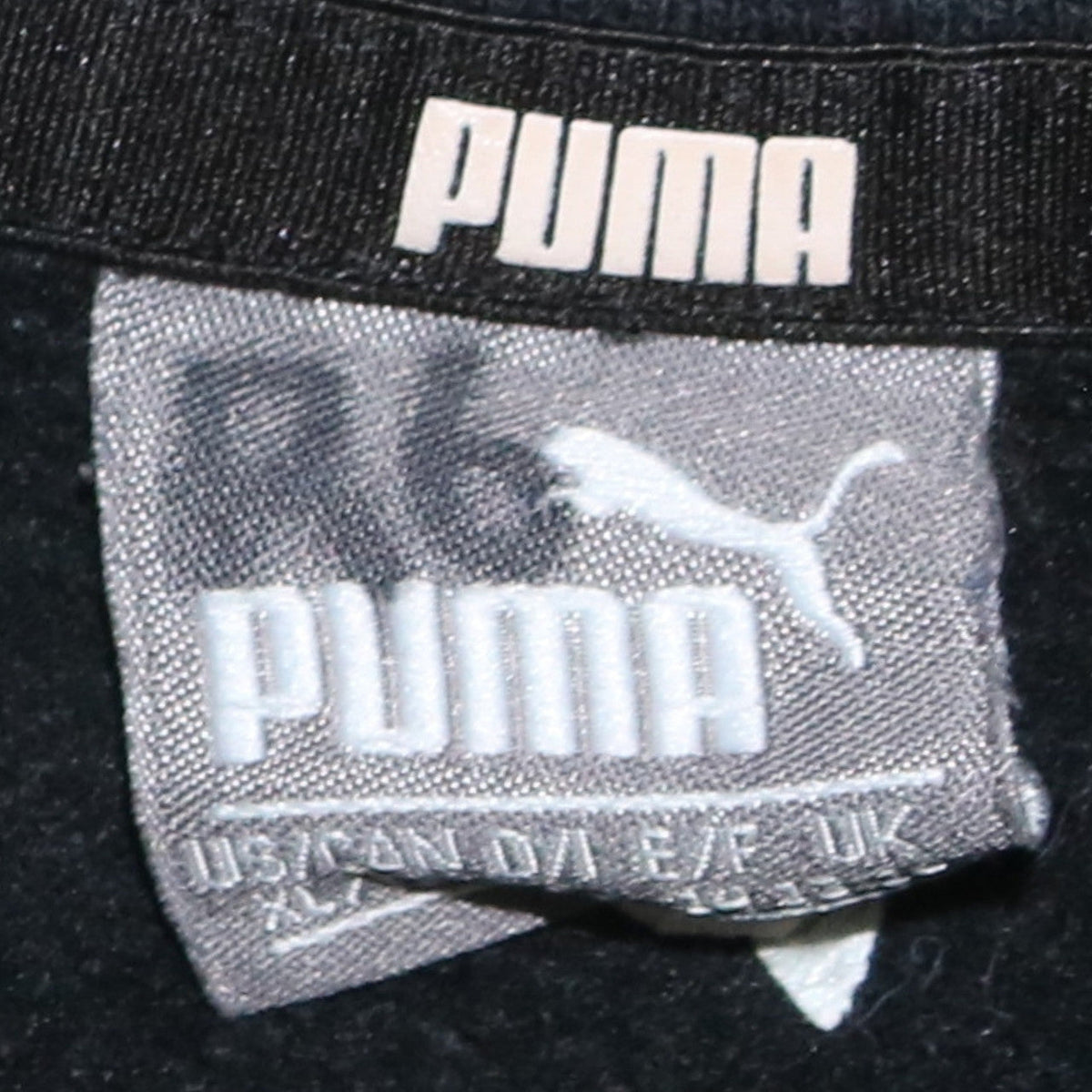 Puma Boys Black Crew Neck Logo Pullover Sweatshirt 11-12 Years