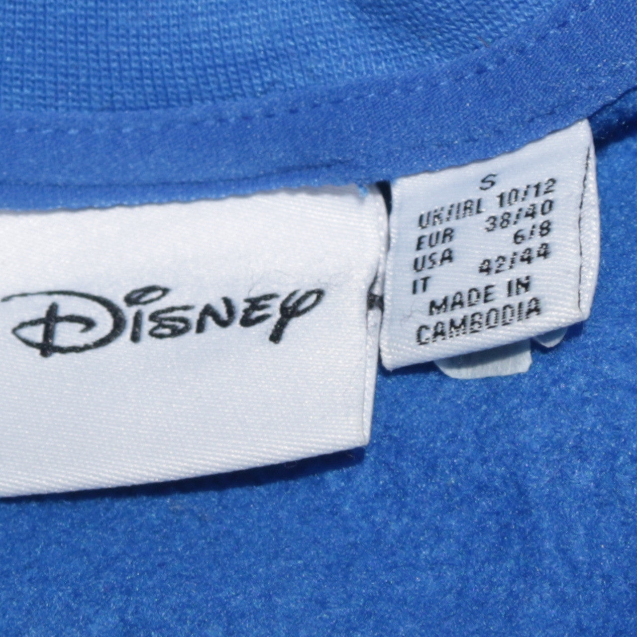Disney Womens Blue Stitch Sweatshirt Size S UK 10/12 Pullover