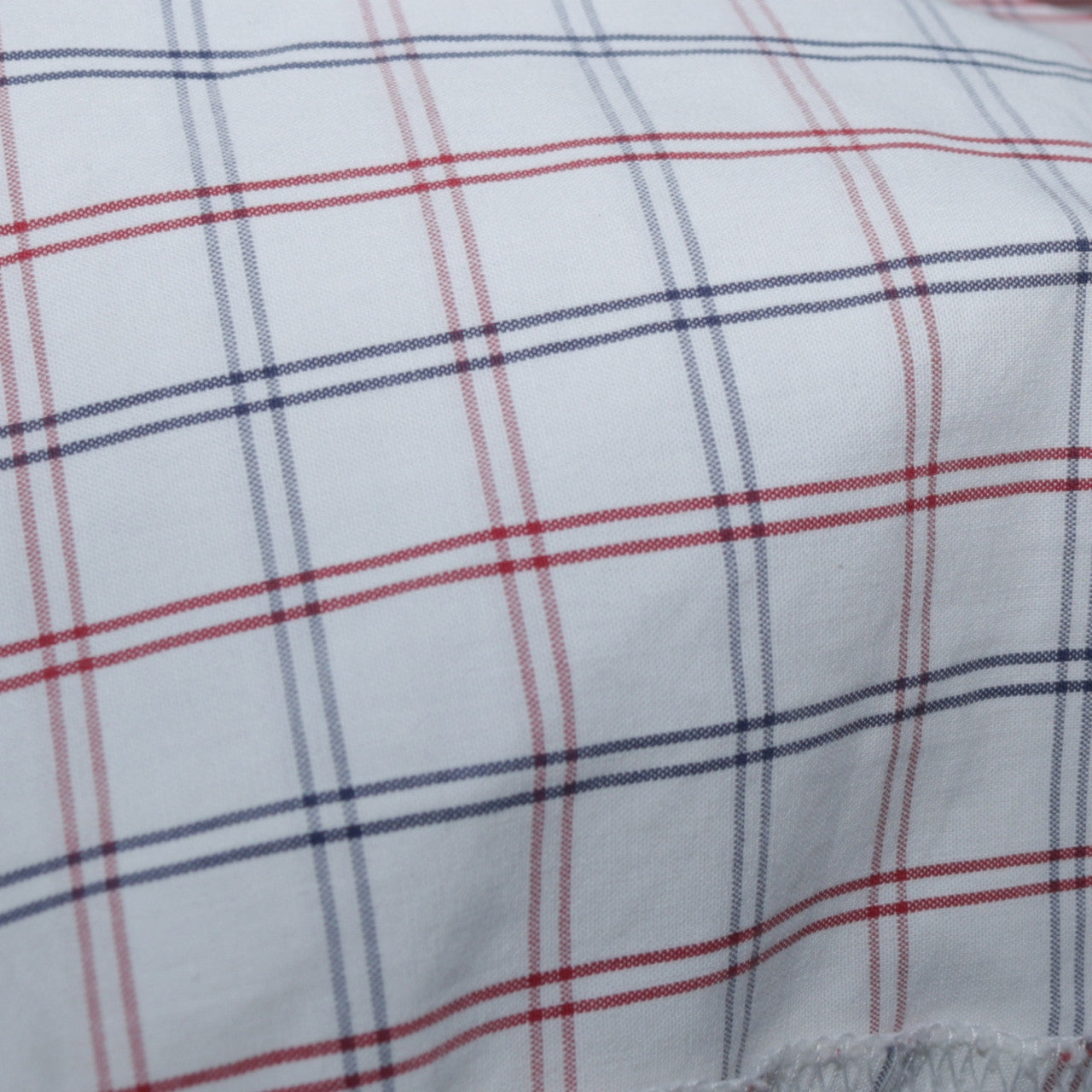 Tommy Hilfiger Jeans Mens White Check Button-Down Shirt Size M