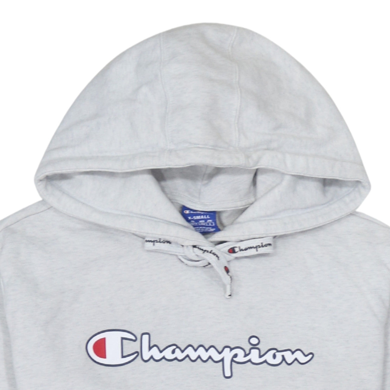 Champion Womens Light Grey XS Pullover Hoodie Sweatshirt