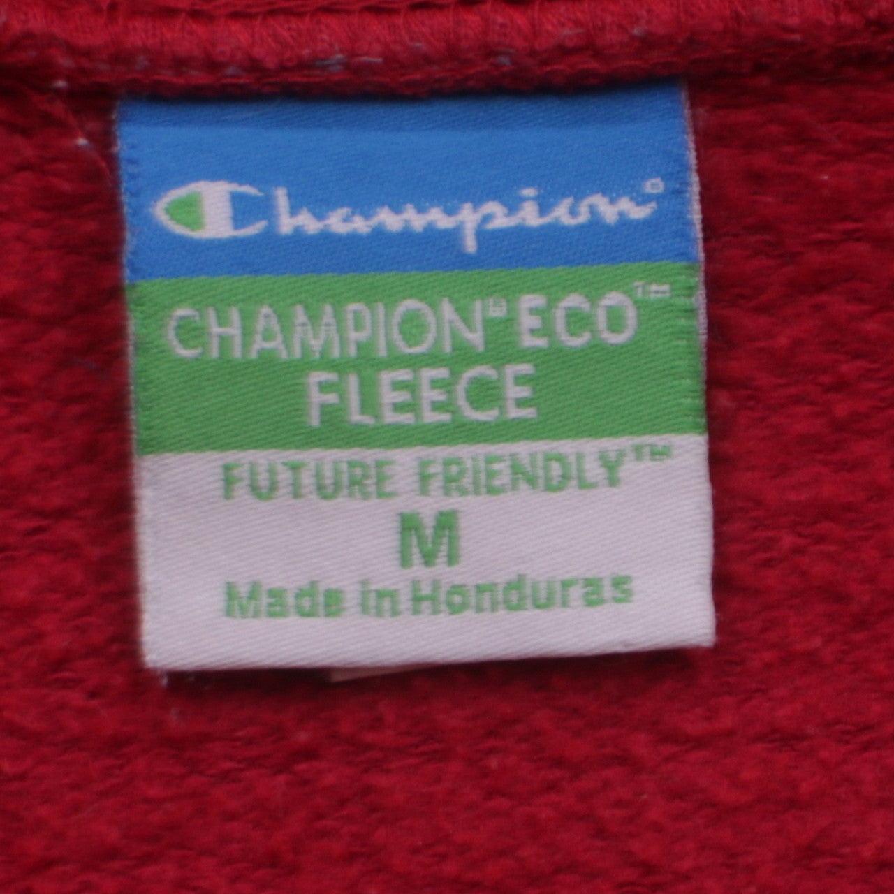 Champion Men Red 1/4 Zip Fleece Sweatshirt Pacific Whale Foundation M