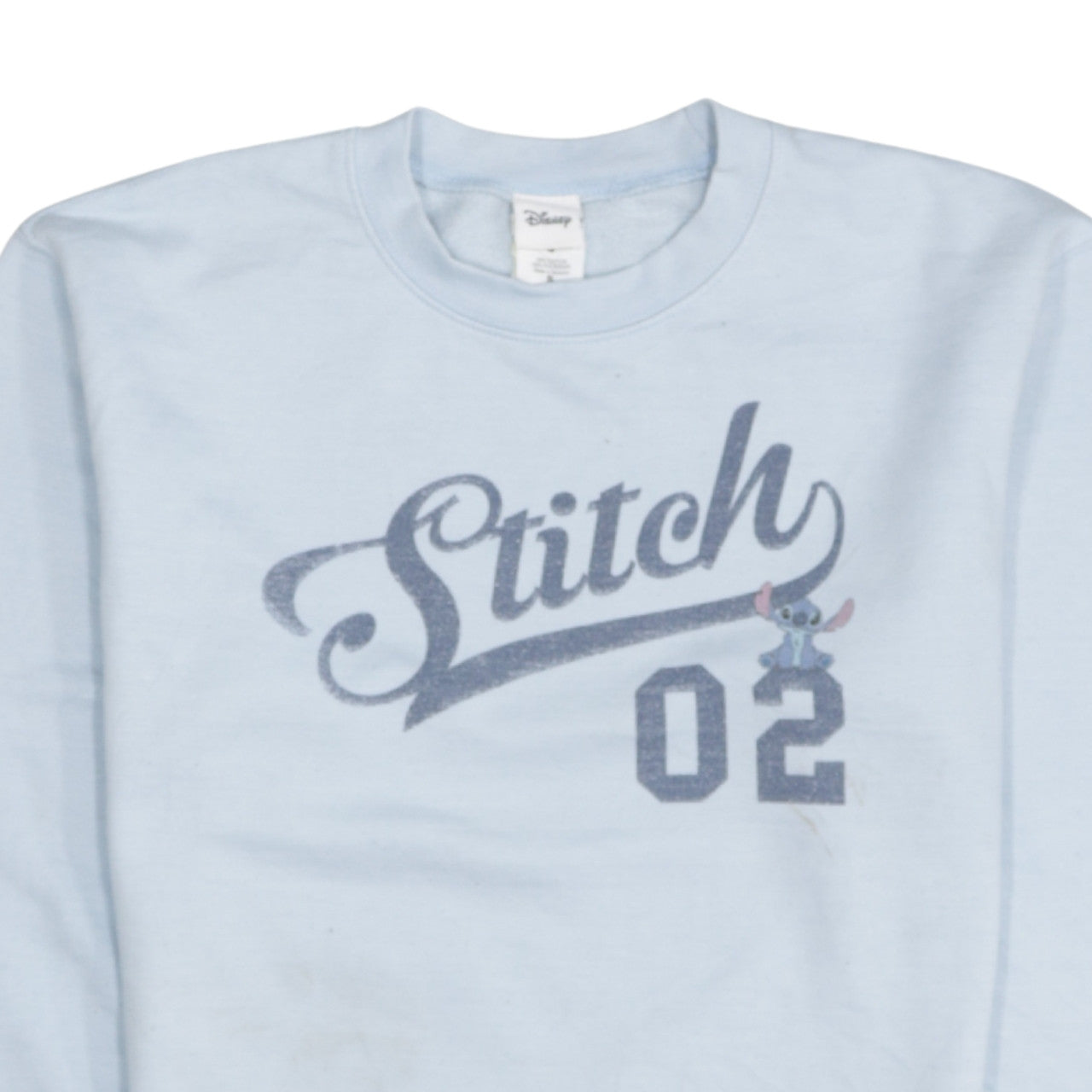Disney Women’s Blue Stitch 02 Sweatshirt Size S Classic Fit