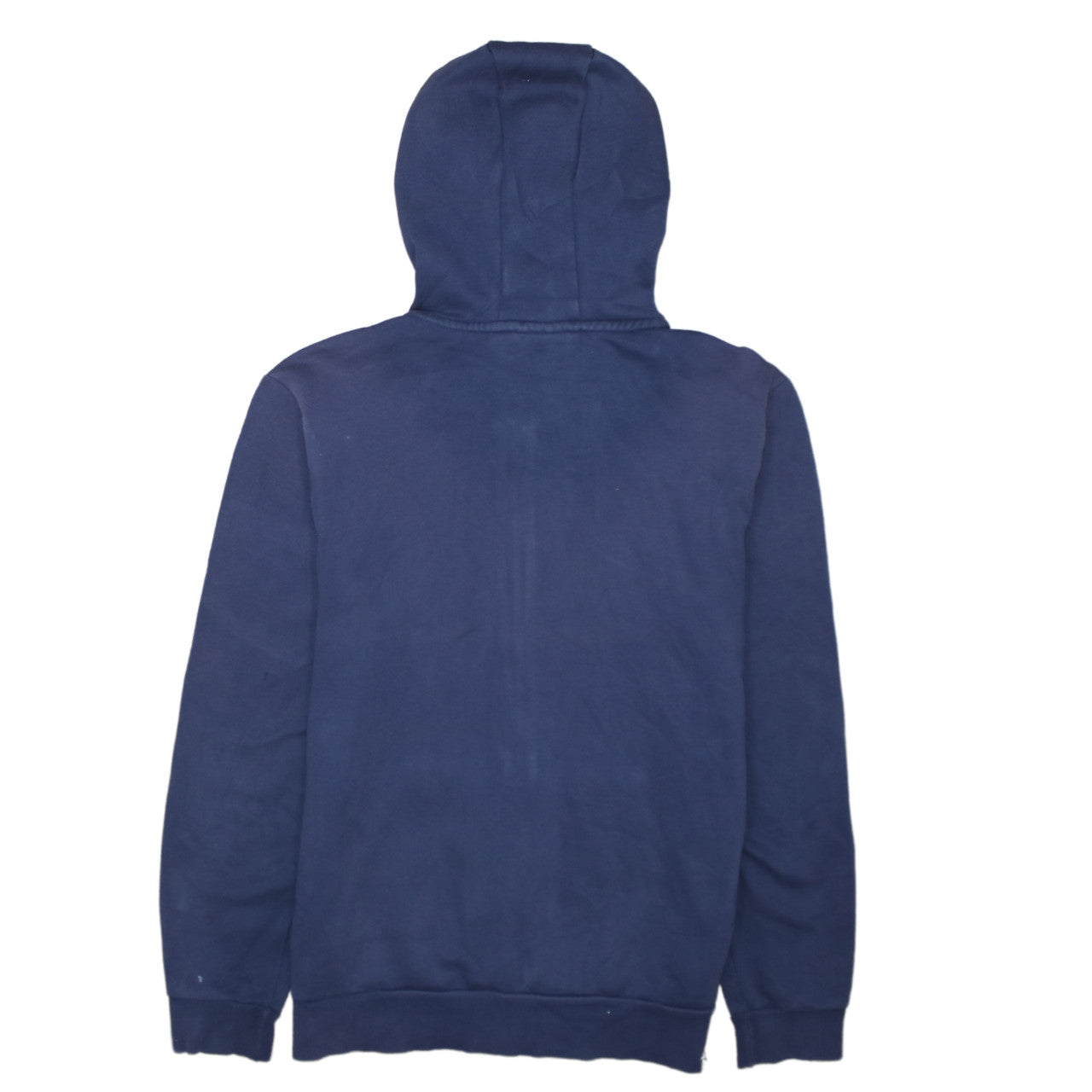 Puma Men's Blue Full Zip Hoodie Small Logo Graphic Cotton