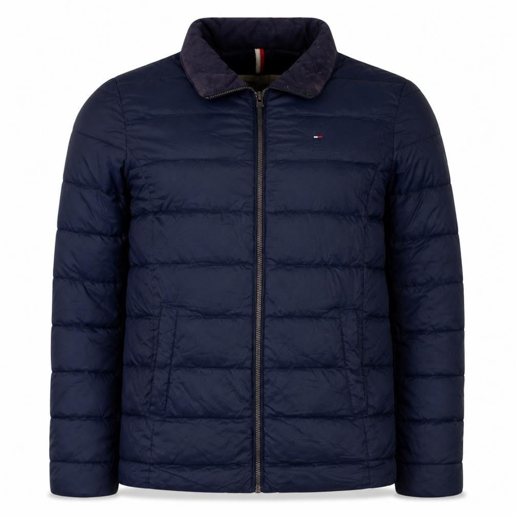 Tommy Hilfiger Denim Men's Blue XL Puffer Jacket Polyester Winter