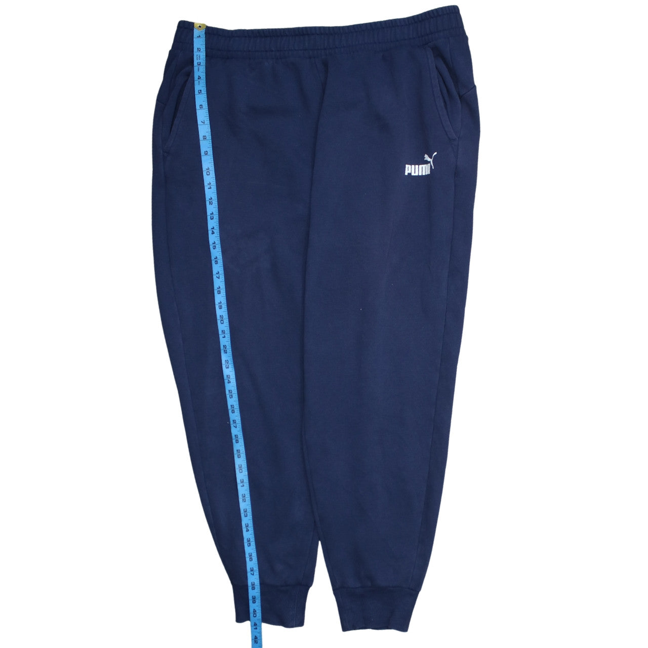 Puma Men's Blue 2XL Jogger Fleece Sweatpants Tapered Fit Activewear