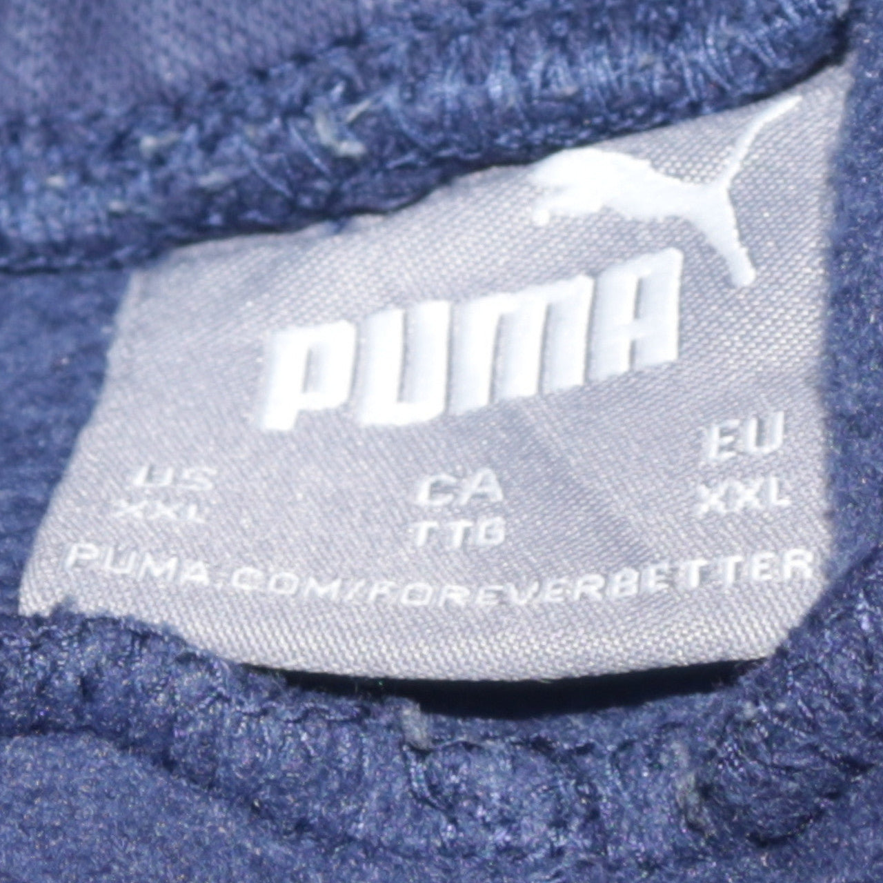 Puma Men's Blue 2XL Jogger Fleece Sweatpants Tapered Fit Activewear