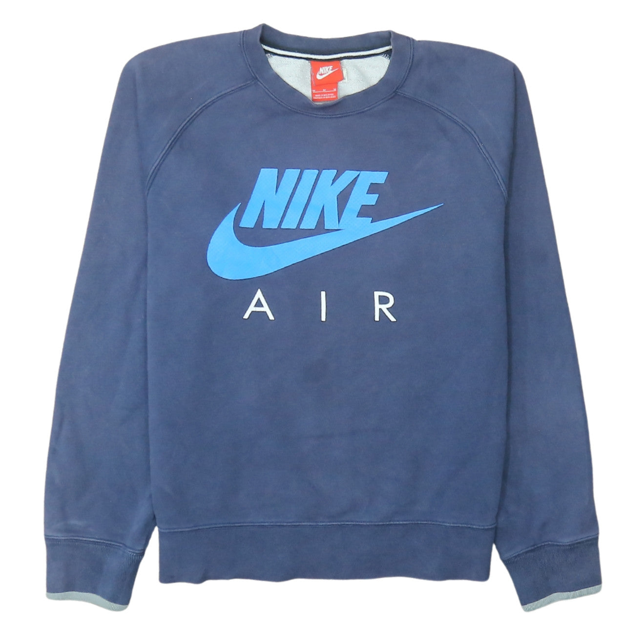 Nike Men's Blue Air Logo Pullover Sweatshirt Size M