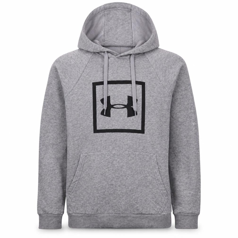 Under Armour Men's Grey XS Pullover Hoodie with Logo