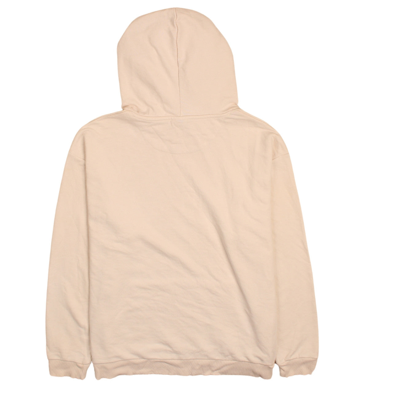 Puma Women Beige Pullover Hoodie XL Logo Print Casual Sweatshirt