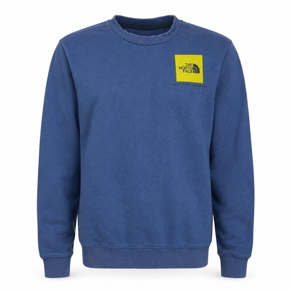 The North Face Men’s Blue Logo Pullover Sweatshirt Size S