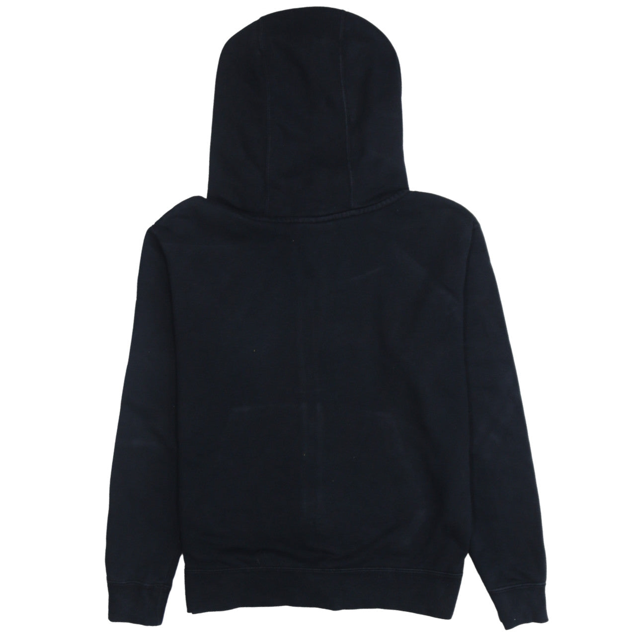 Nike Men's Black Small Full Zip Hoodie Sweatshirt with Logo Trim