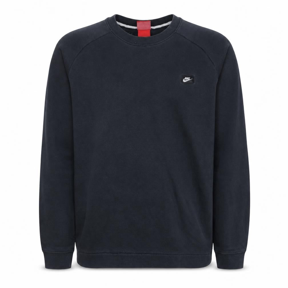 Nike Men Black Medium Pullover Crew Neck Sweatshirt