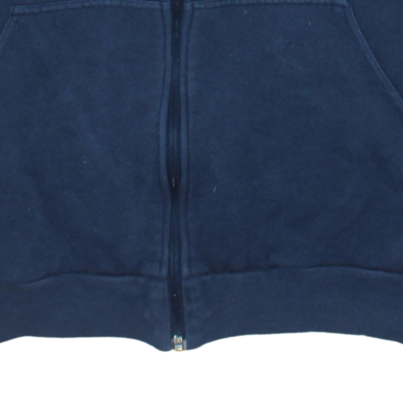 Adidas Boys Blue Full Zip Fleece Hoodie 15-16 Years Sports Logo