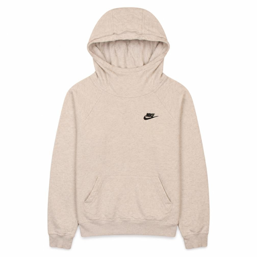 Nike Men's Beige Pullover Hoodie XS Regular Fit Fleece