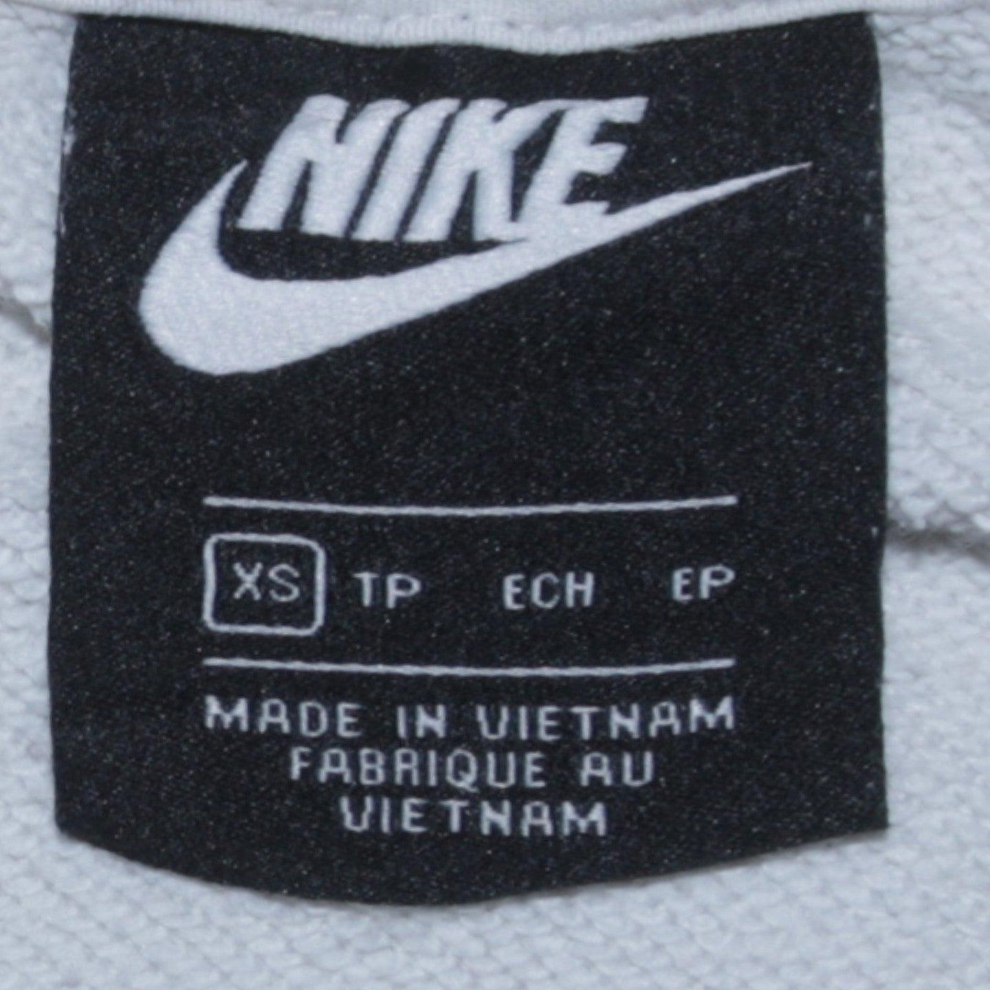 Nike Men's Beige Pullover Hoodie XS Regular Fit Fleece