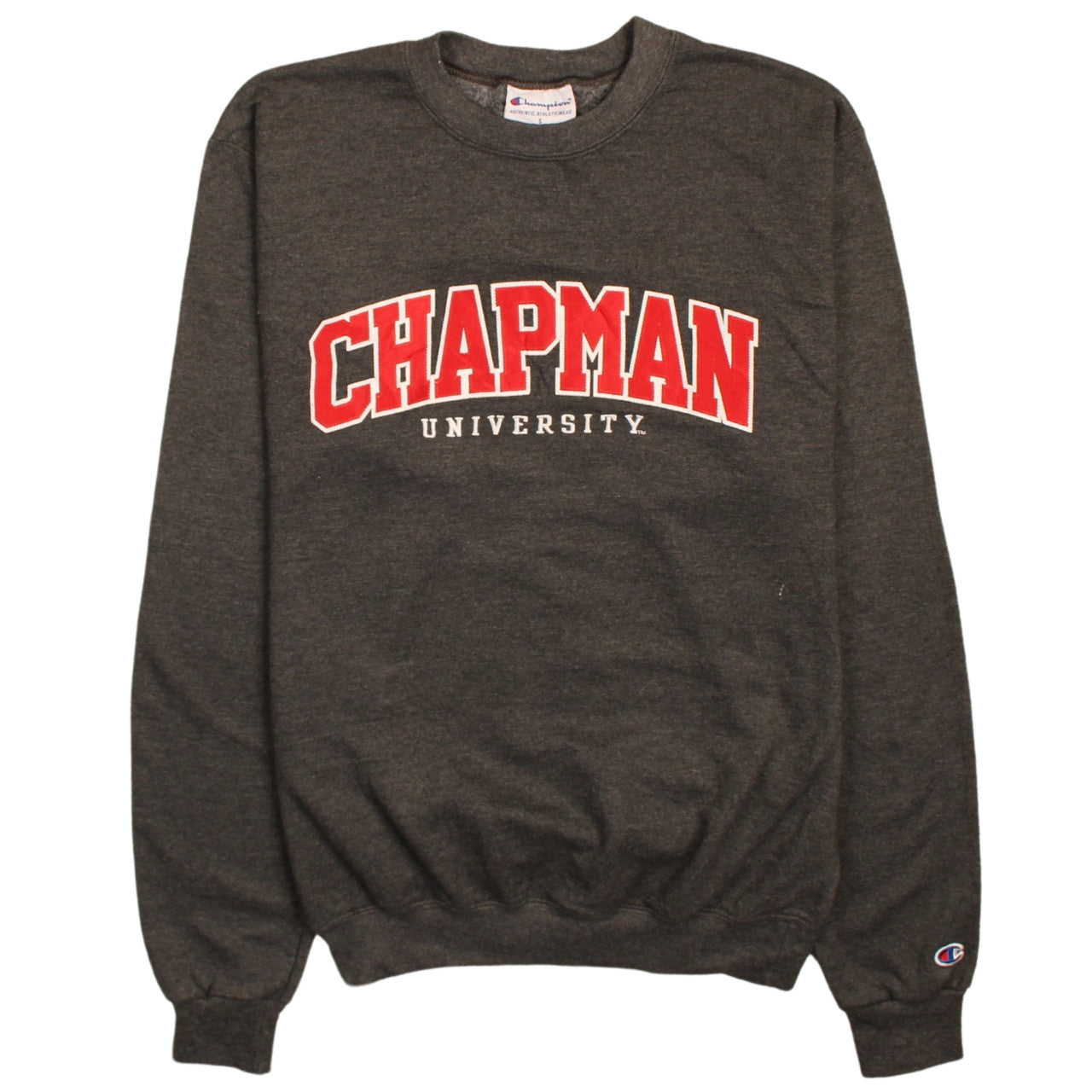 Champion Men's Grey Chapman University Sweatshirt Size S Pullover
