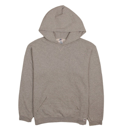Additional front view of Russell Athletic boys’ grey xl pullover hoodie fleece sweatshirt