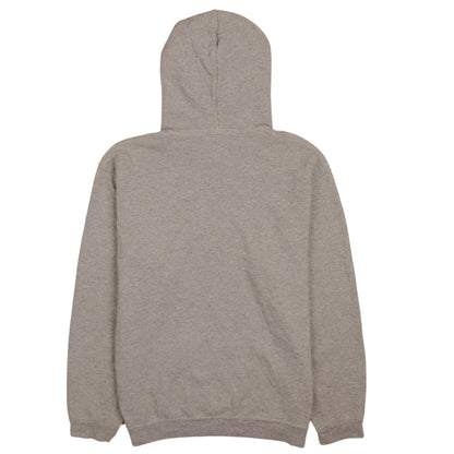 Back view of Russell Athletic boys’ grey xl pullover hoodie fleece sweatshirt