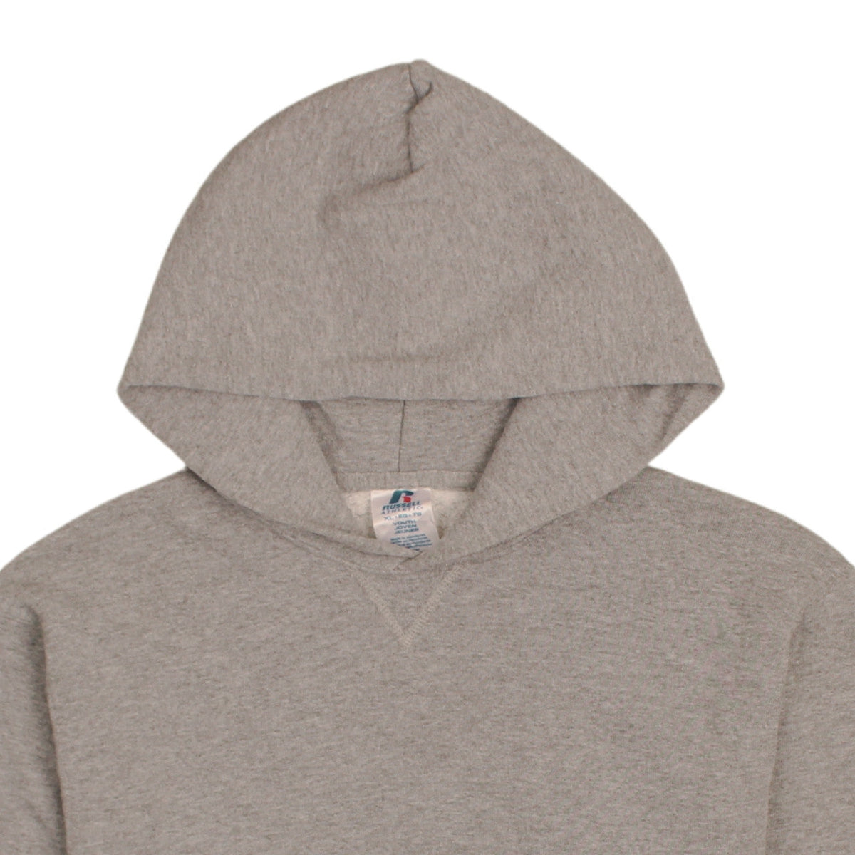 Russell Athletic Boys Grey XL Pullover Hoodie Fleece Sweatshirt