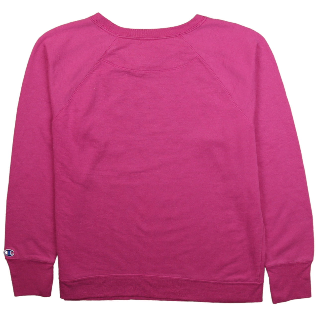 Champion Women's Pink Cotton Logo Sweatshirt Size L