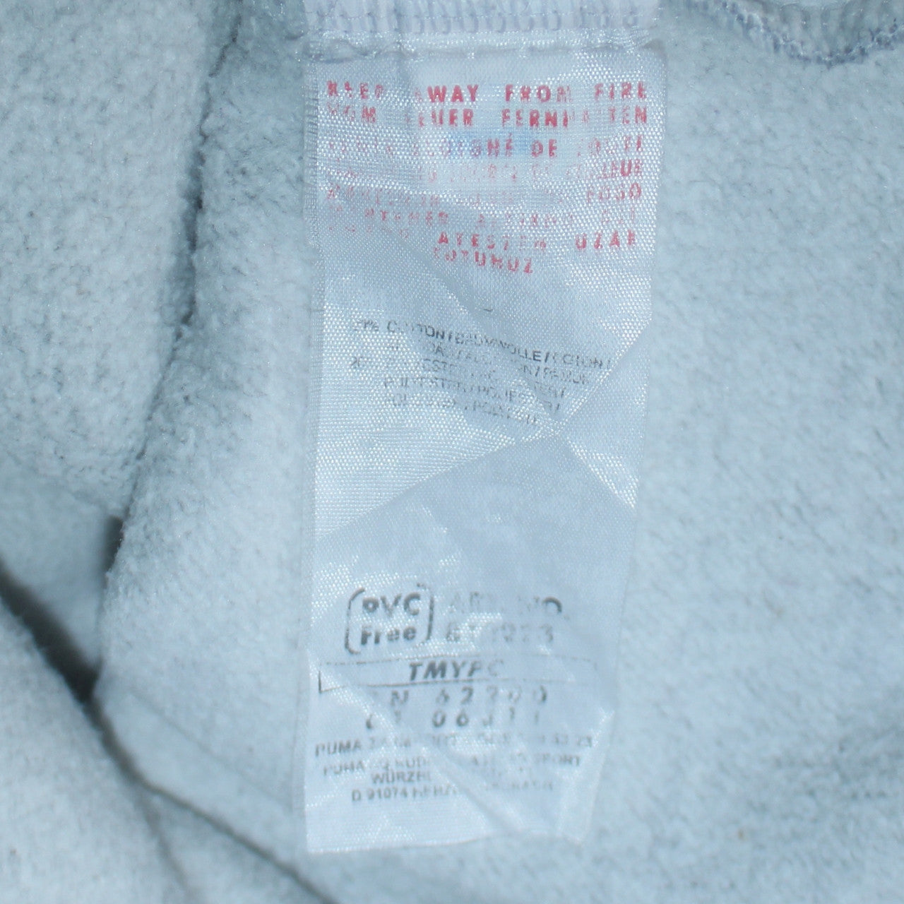 Puma Men's Grey XL Pullover Hoodie with Logo Print