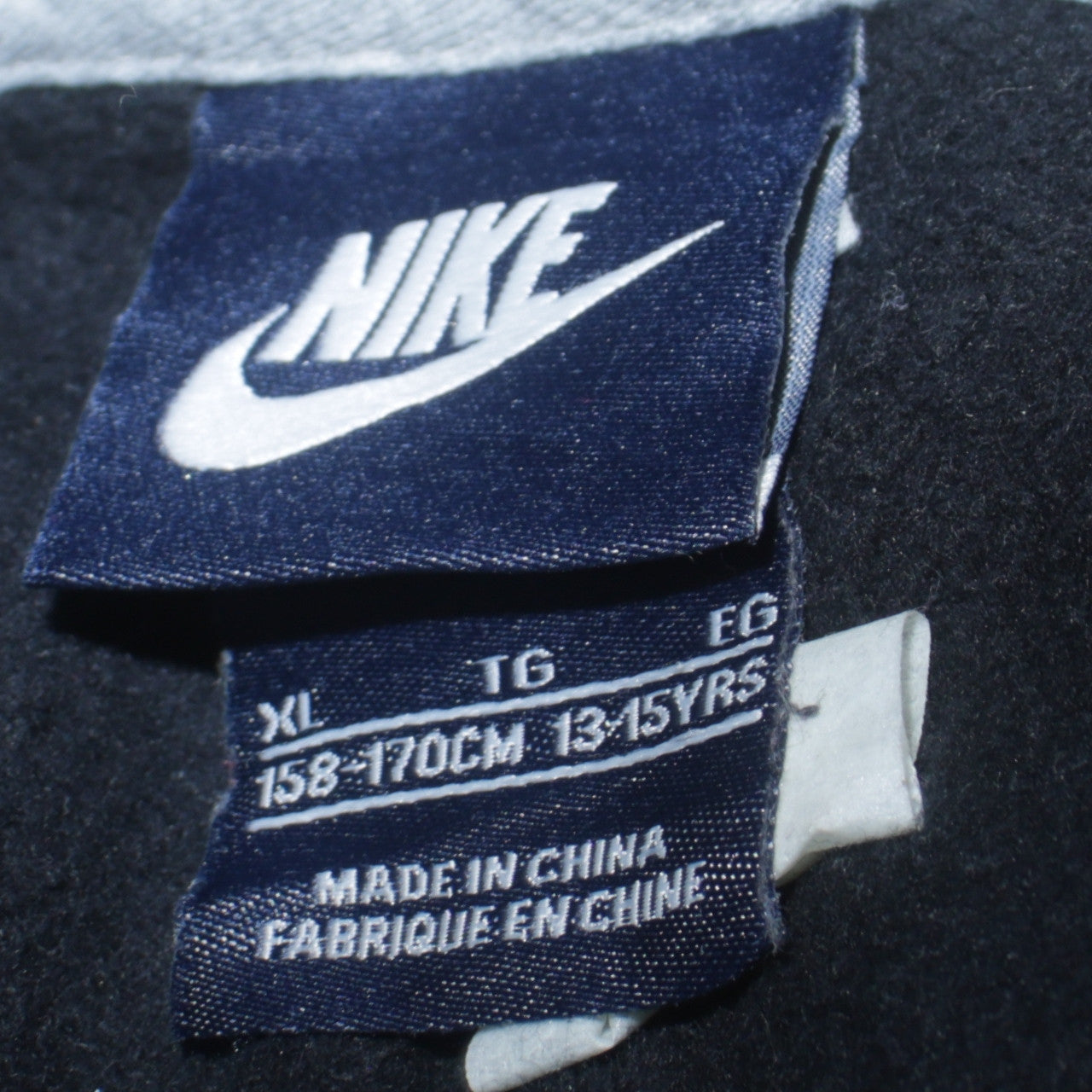 Nike Boys Black Full Zip Fleece Hoodie 13-14 Years