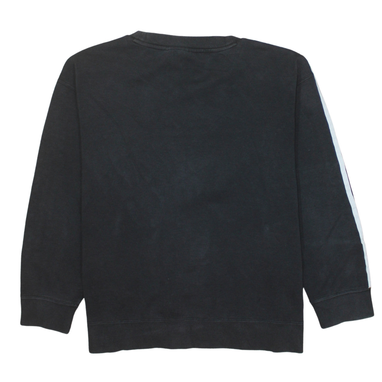 Adidas Women Black Crew Neck Long Sleeve Pullover Sweatshirt UK 10
