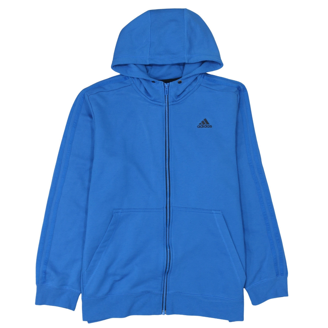 Adidas Men's Blue Full Zip Hoodie XL Sport Essentials