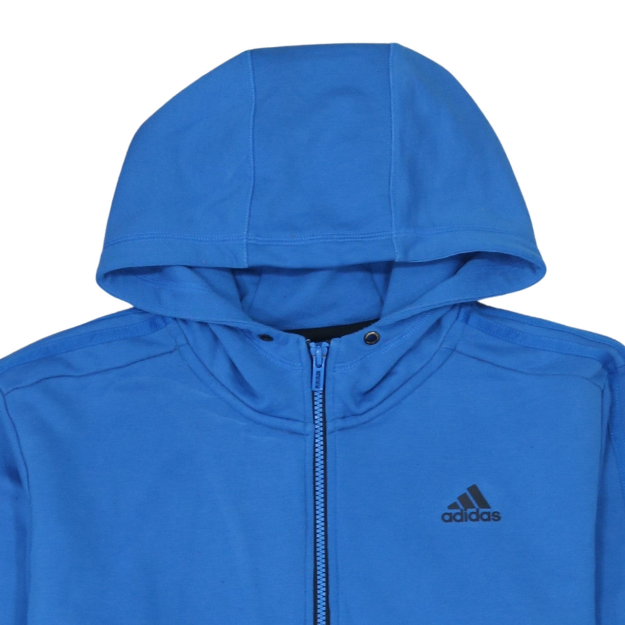 Adidas Men's Blue Full Zip Hoodie XL Sport Essentials