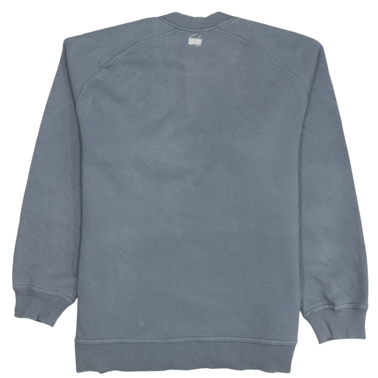 Adidas Men's Grey L Pullover Crew Neck Logo Sweatshirt