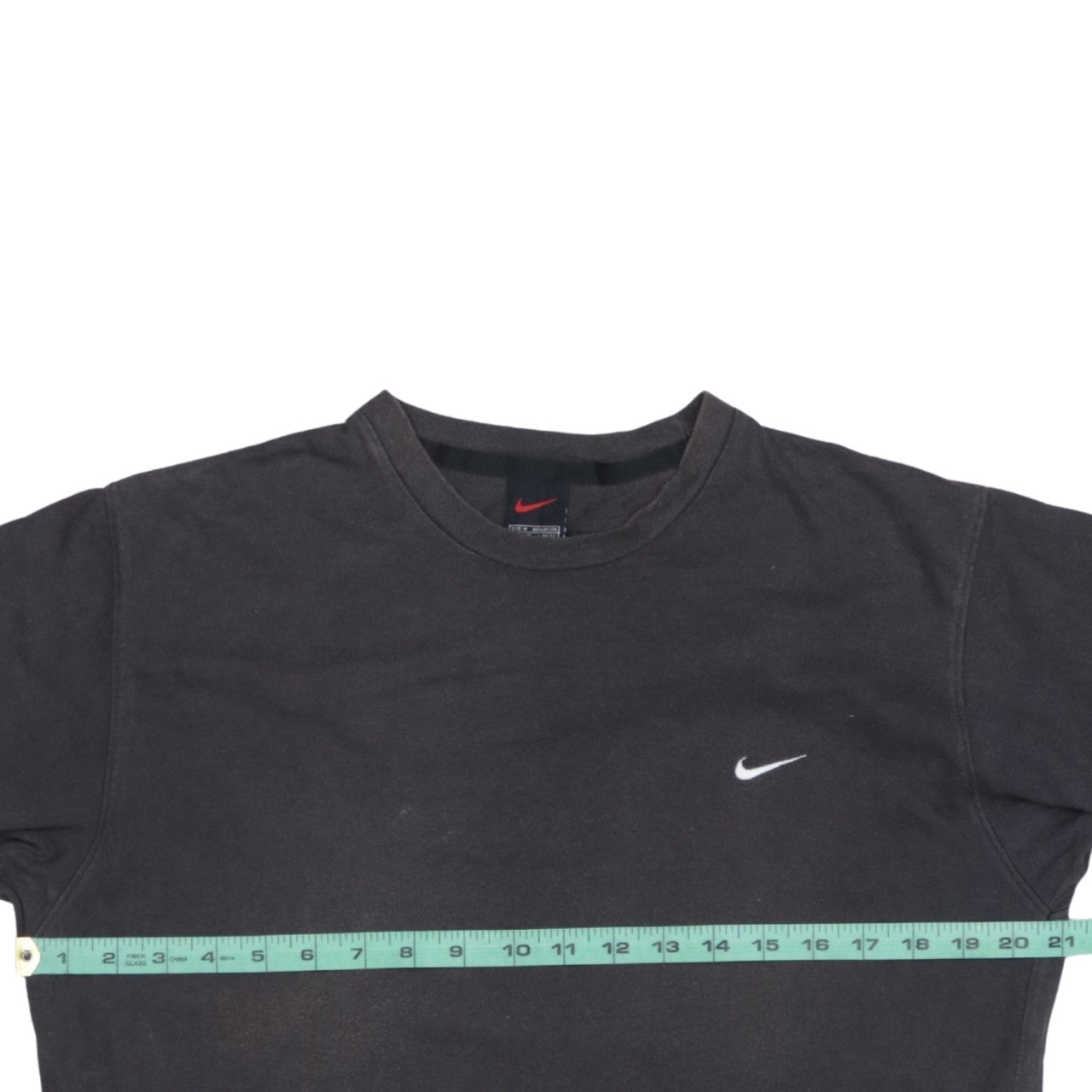 Nike Men's Black Cotton Crew Neck Short Sleeve Sports T-Shirt M