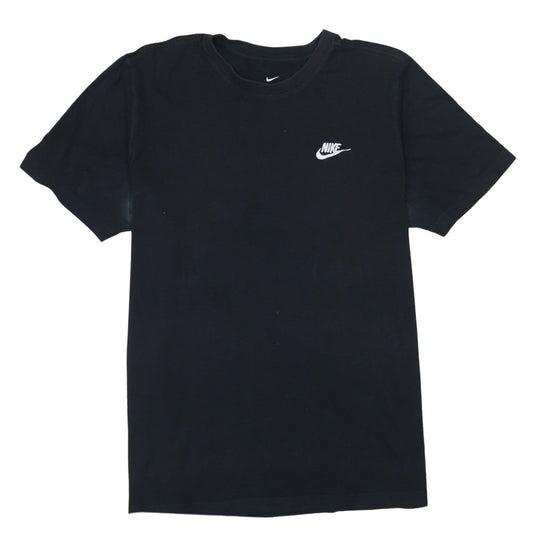Nike Men's Black Crew Neck Short Sleeve Cotton T-Shirt Size M