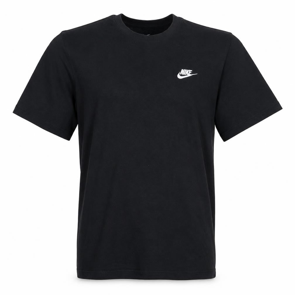 Nike Men's Black Crew Neck Short Sleeve Cotton T-Shirt Size M