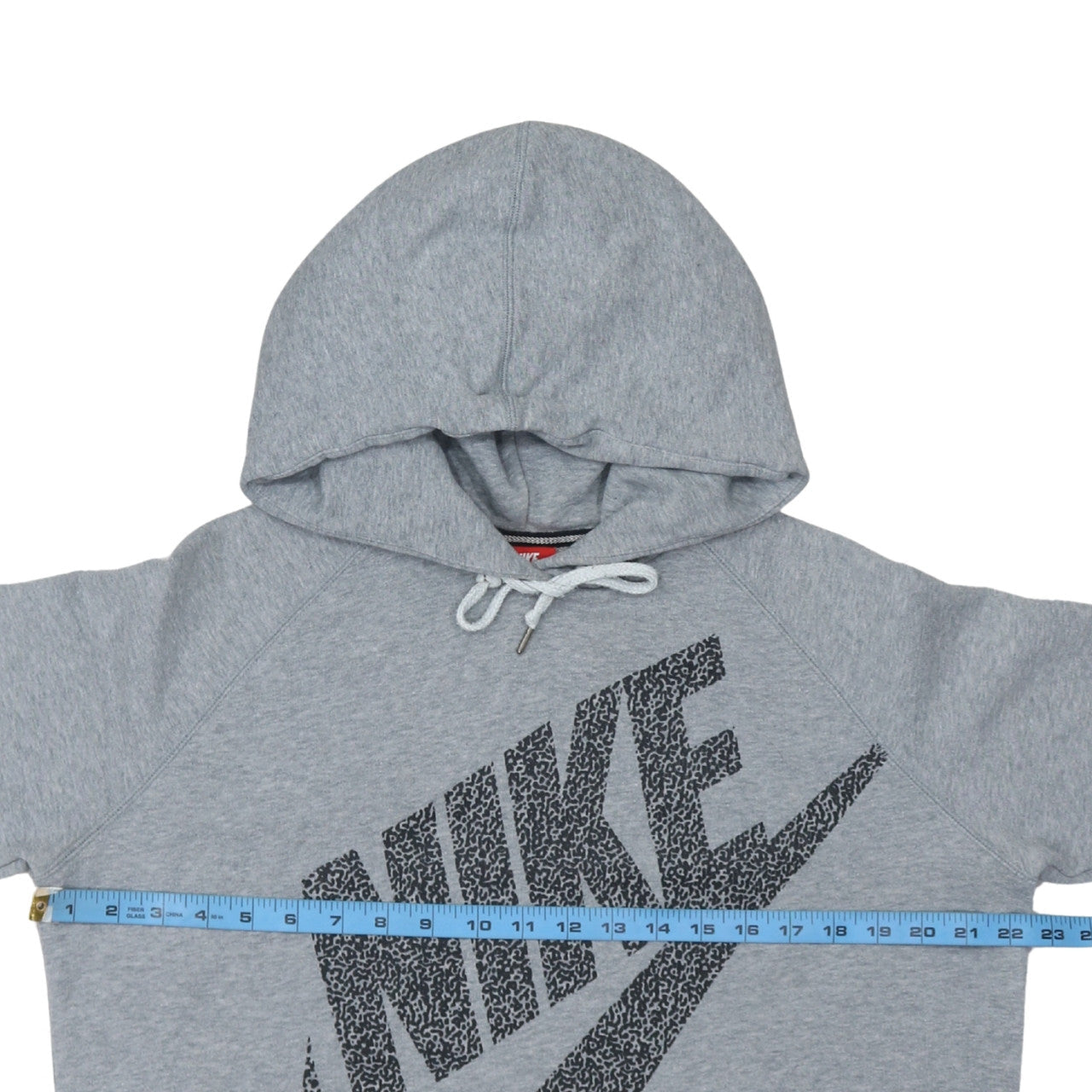 Nike Men's Grey Pullover Hoodie L Logo Graphic Sportswear