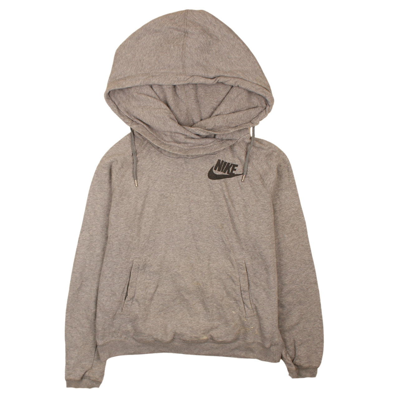 Nike Men's Grey Pullover Hoodie Medium Sports Style