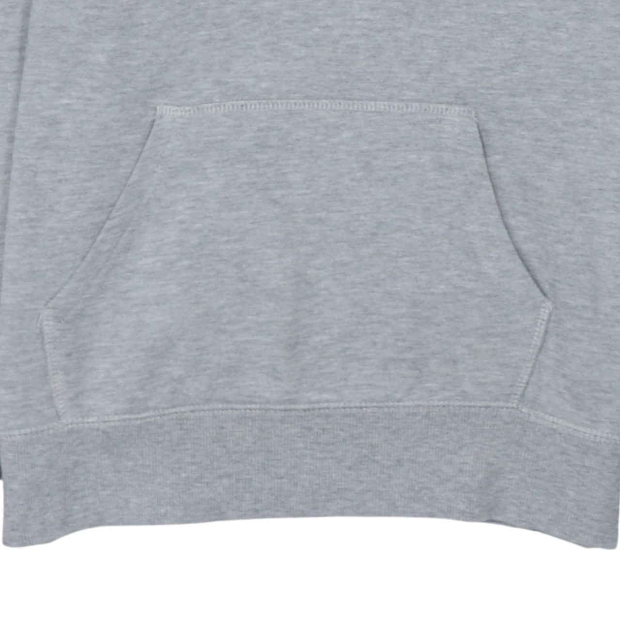 Champion Women Grey Pullover Hoodie L Logo Print Cotton Blend