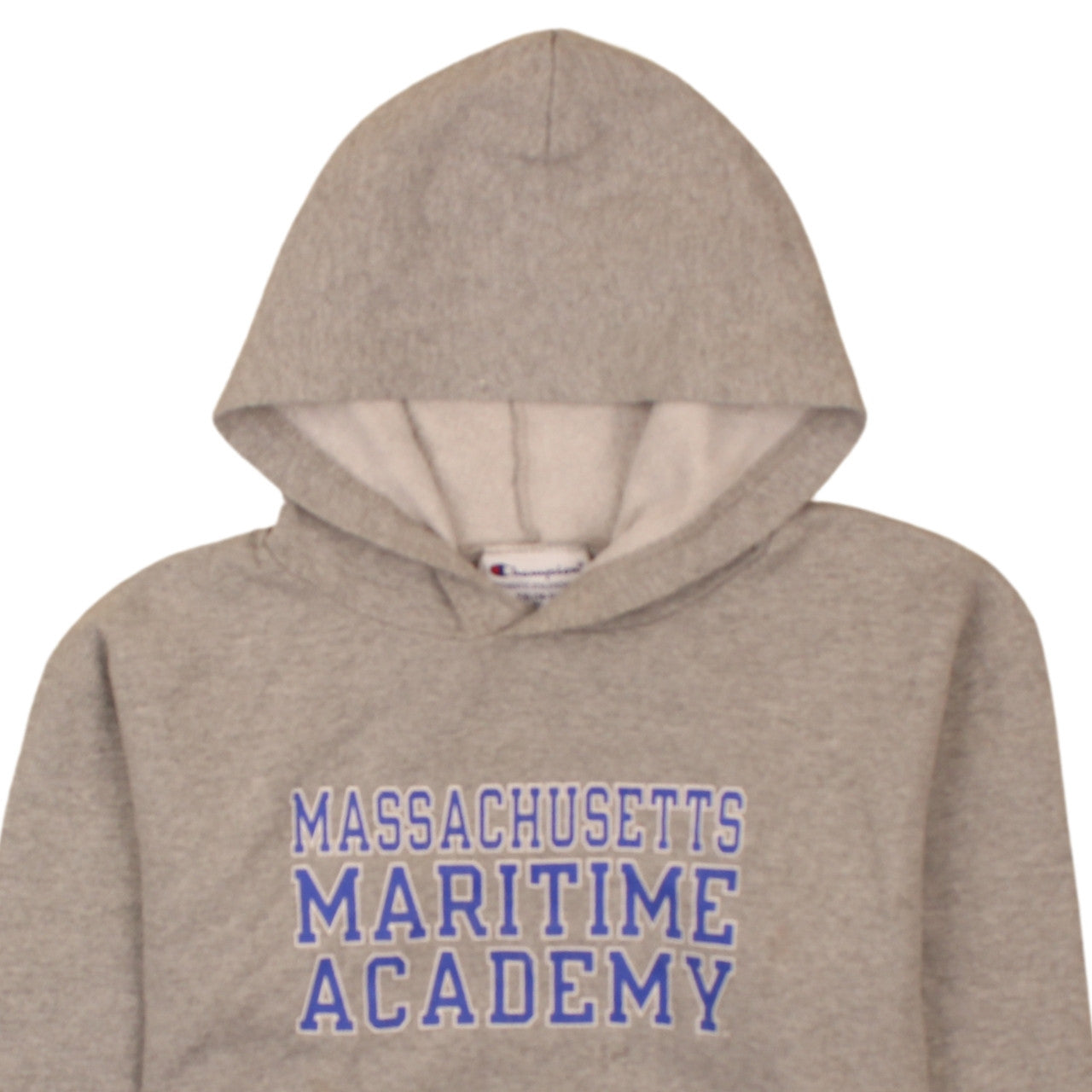 Champion Boys Grey Massachusetts Maritime Academy Pullover Hoodie YXL (14-16)
