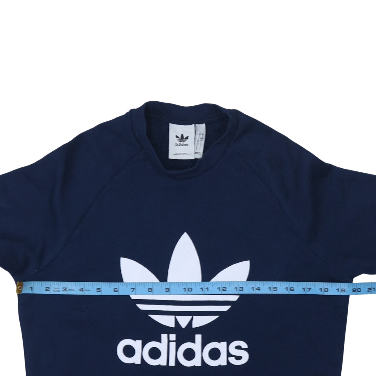 Adidas Men’s Blue Crew Neck Pullover Sweatshirt Size S