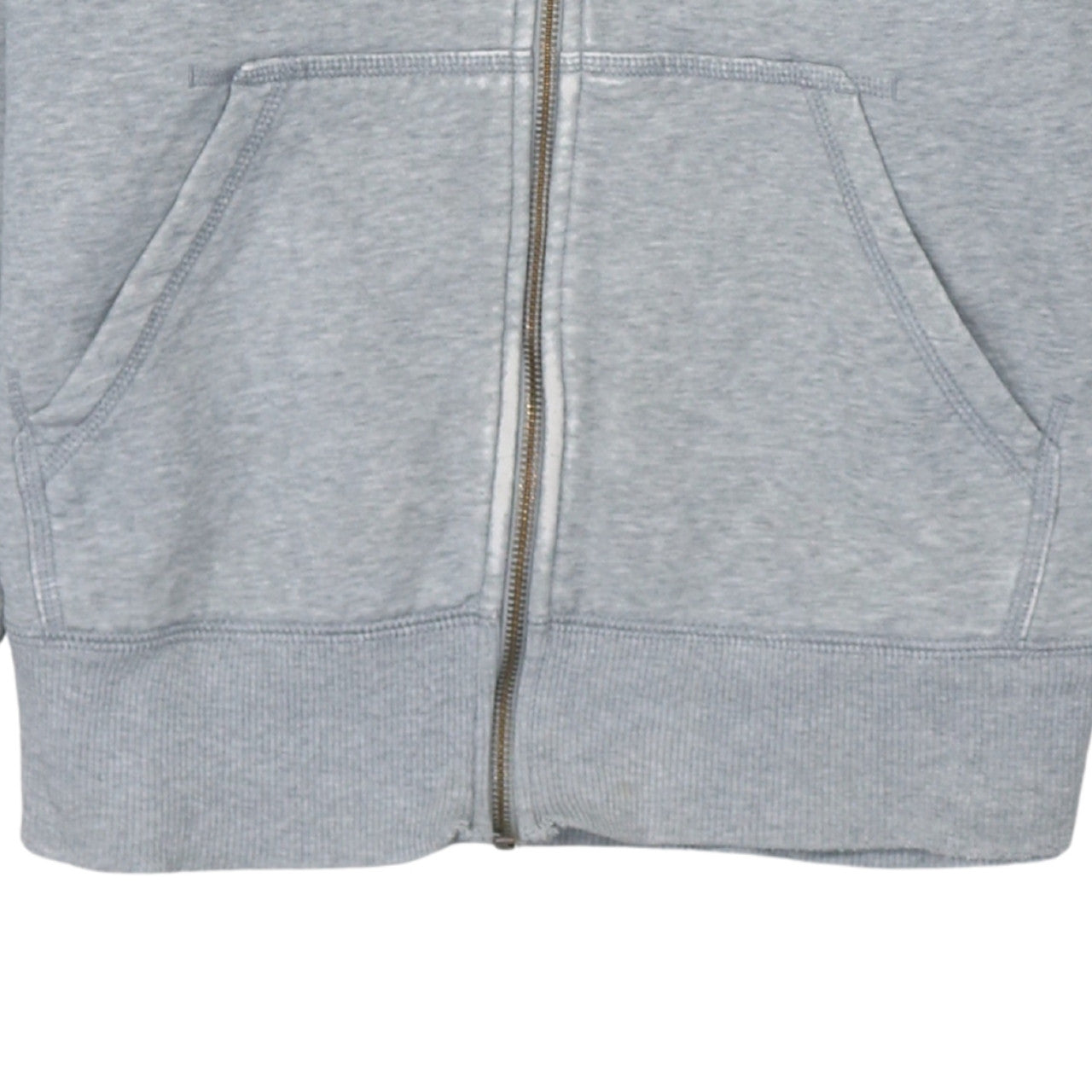 Nike Men's Grey Full Zip Hoodie Medium Athletic Dept Cotton Blend