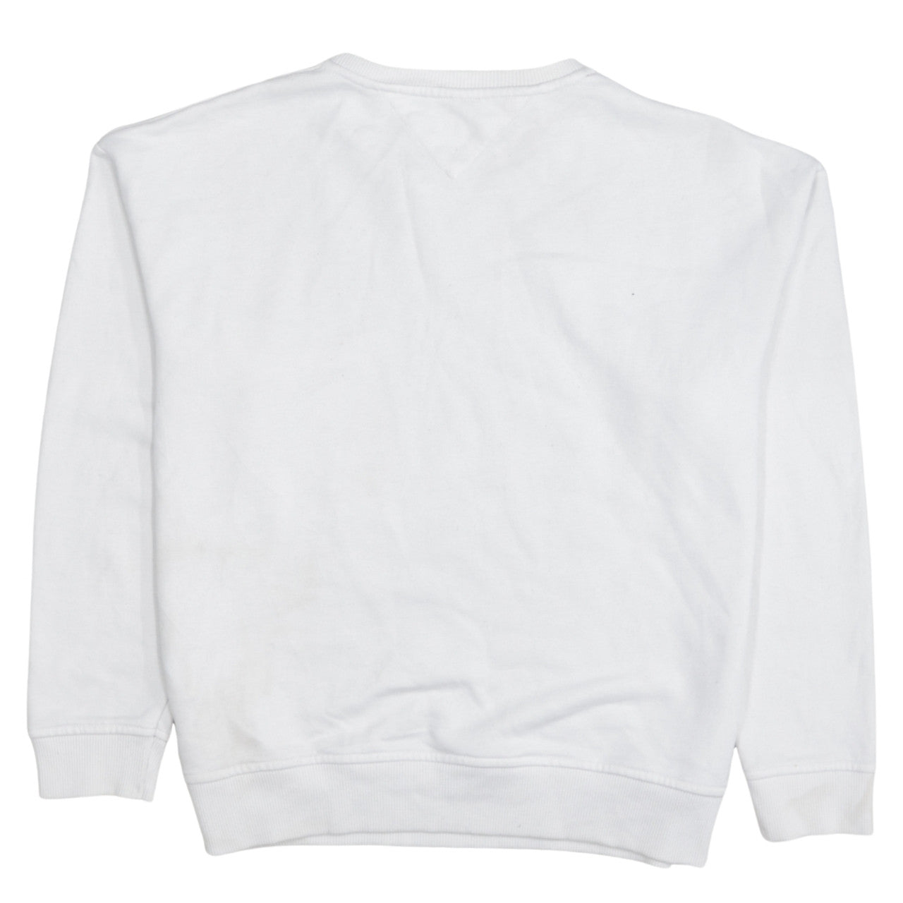 Tommy Jeans Men's White Crew Neck Pullover Sweatshirt Size S