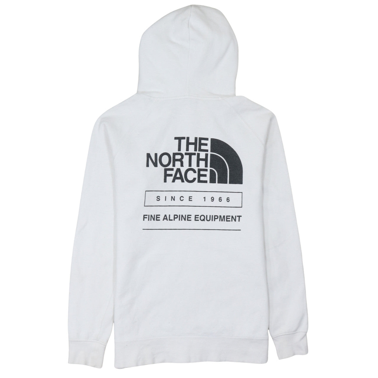 The North Face Women's White Pullover Hoodie M Cotton Blend