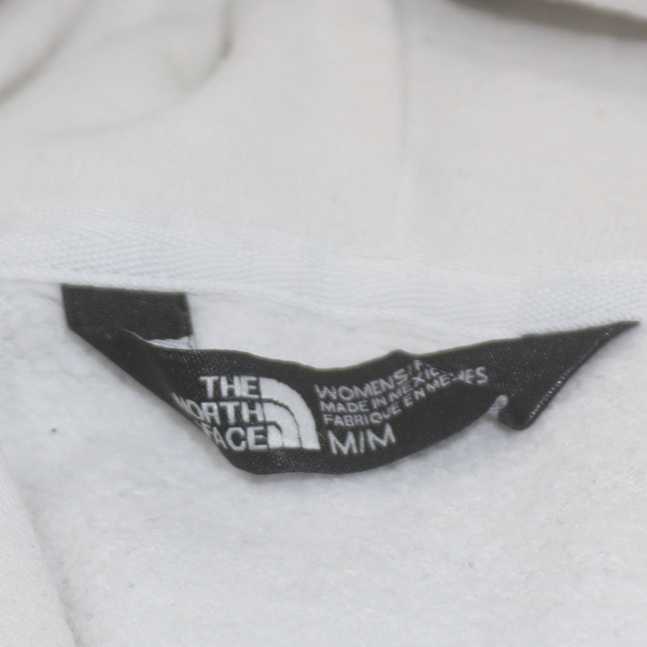 The North Face Women's White Pullover Hoodie M Cotton Blend