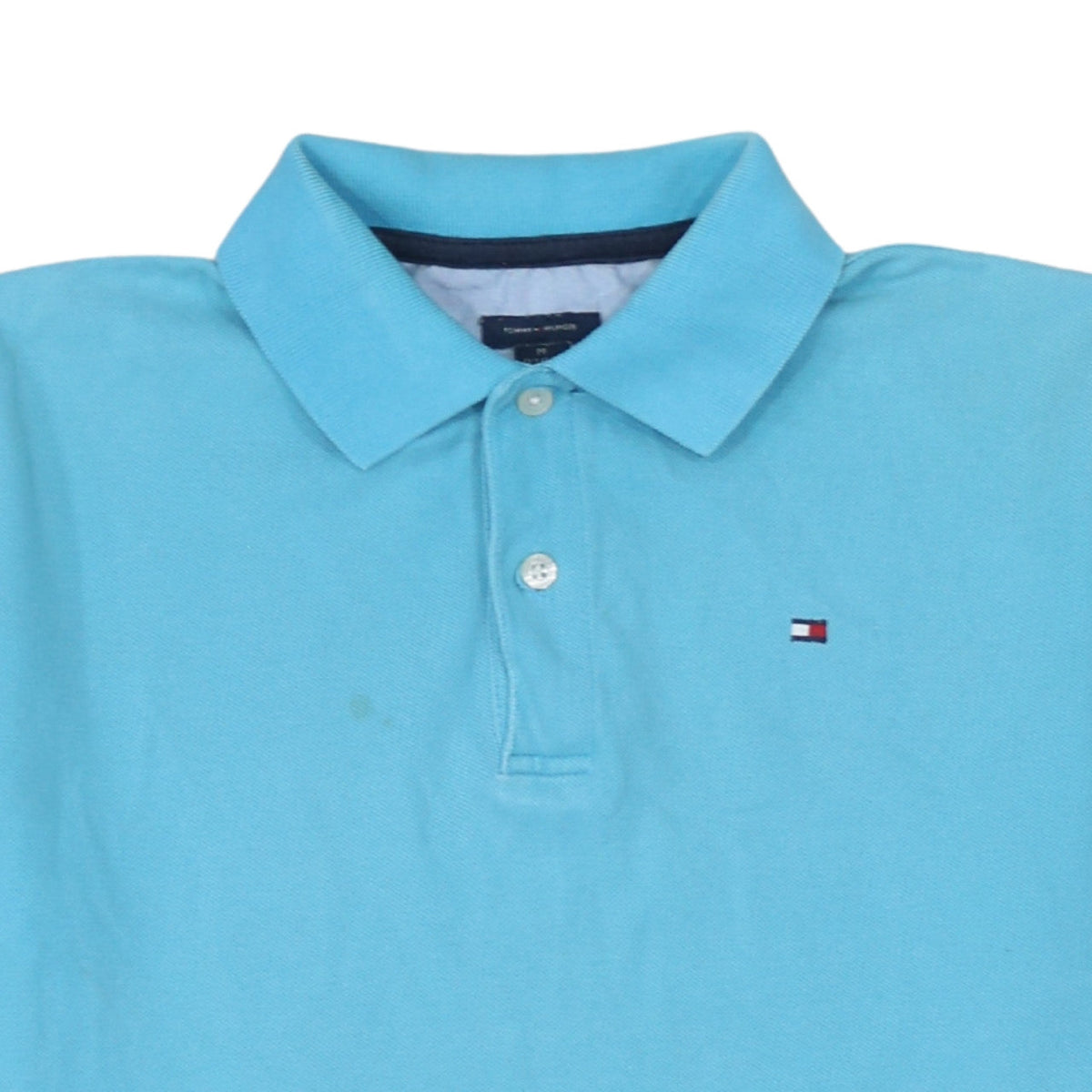 Tommy Hilfiger Boys Blue Polo Shirt 12-14 Years Cotton Short Sleeve