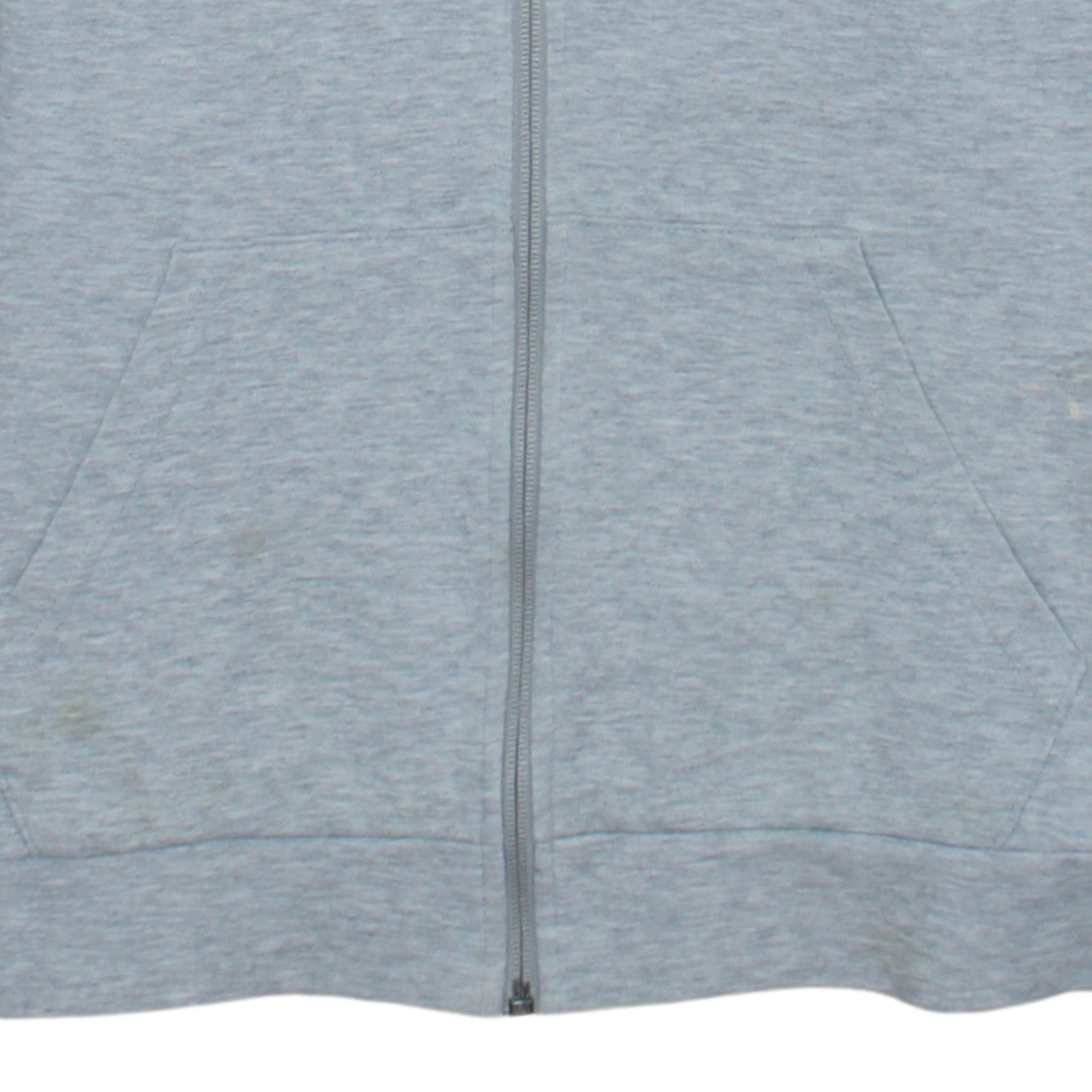 Adidas Men's Grey Full Zip Hoodie Small Regular Fit