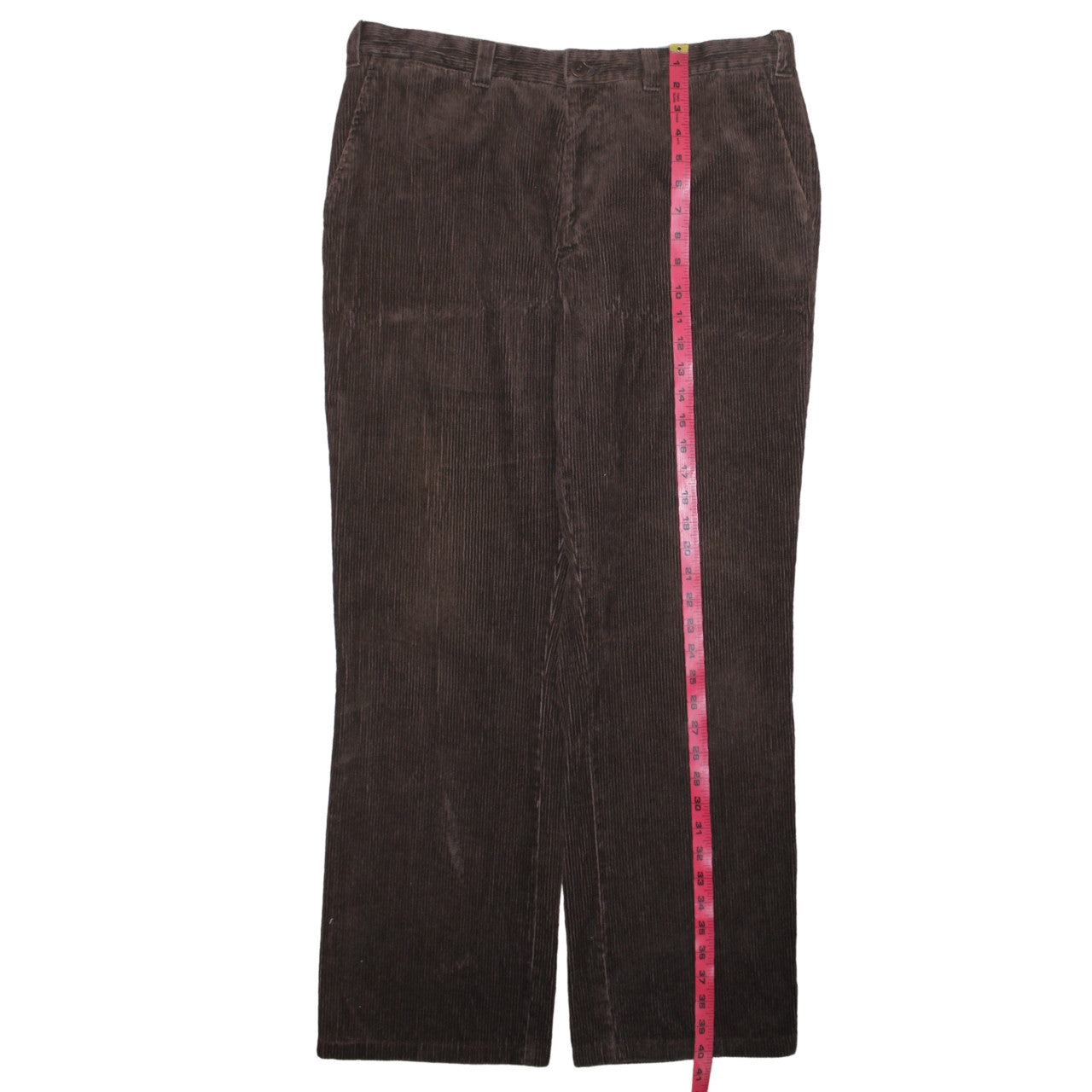 Tommy Hilfiger Men's Brown Corduroy Chino Trousers 36/34