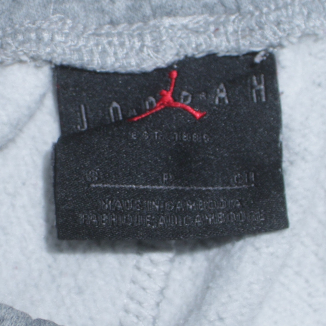 Jordan Men's Grey Small Sweatpants Joggers Cotton Blend