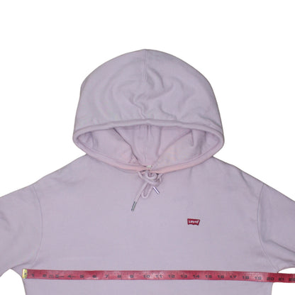 Levi's Men's Pink XS Pullover Hoodie with Logo