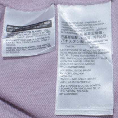 Levi's Men's Pink XS Pullover Hoodie with Logo
